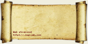 Jana Raca vizit kartica